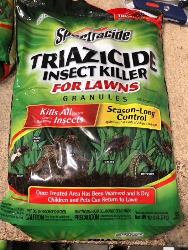 Photo 2 of Spectracide Triazicide Insect Killer For Lawns Granules, 10 Pounds, Kills Lawn-Damaging Insects