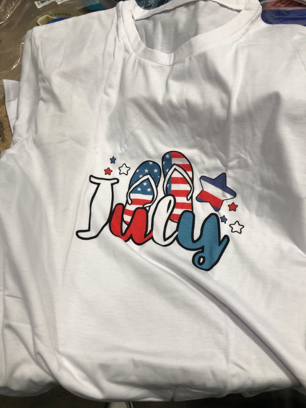 Photo 1 of 4th of July Shirts for Women, American Flag T Shirt USA F