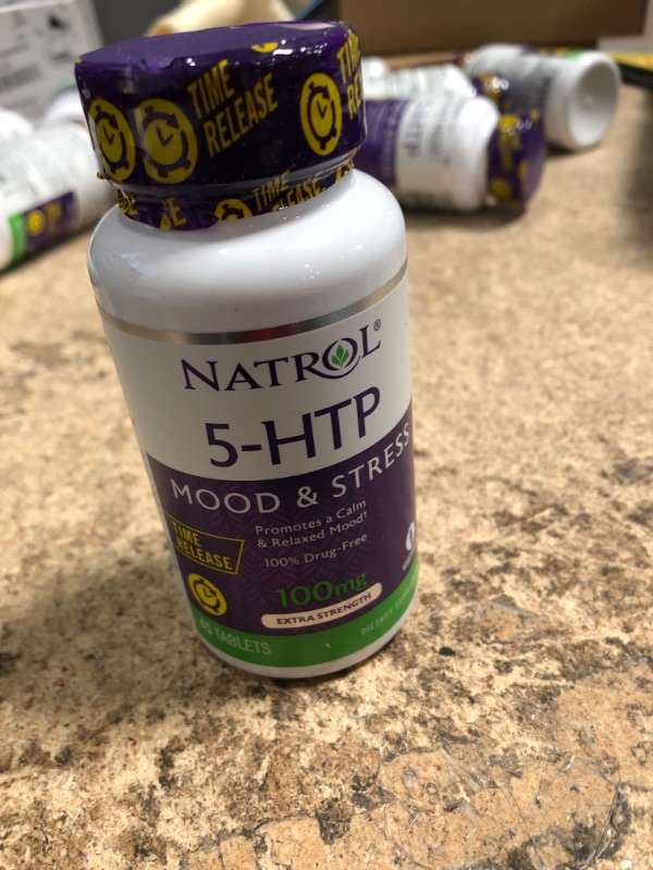 Photo 2 of 5-Htp 100Mg Time Release by Natrol - 45 Tab, 2 Pack