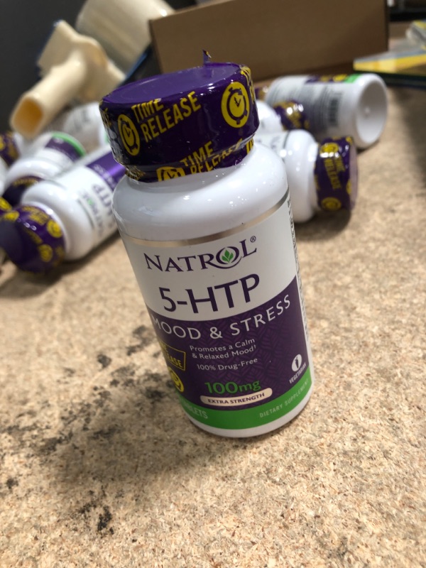 Photo 2 of 5-Htp 100Mg Time Release by Natrol - 45 Tab, 2 Pack