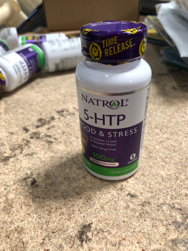 Photo 1 of 5-Htp 100Mg Time Release by Natrol - 45 Tab, 2 Pack