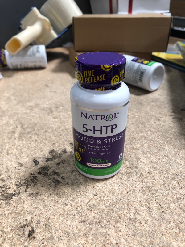 Photo 2 of 5-Htp 100Mg Time Release by Natrol - 45 Tab, 2 Pack