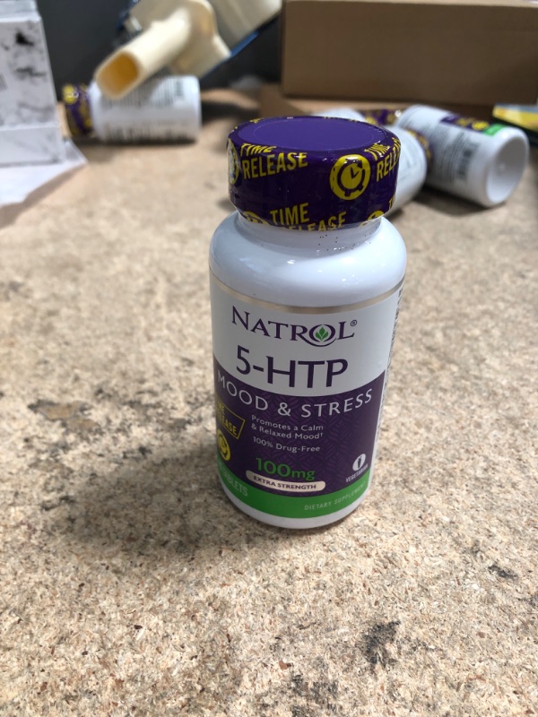 Photo 2 of 5-Htp 100Mg Time Release by Natrol - 45 Tab, 2 Pack