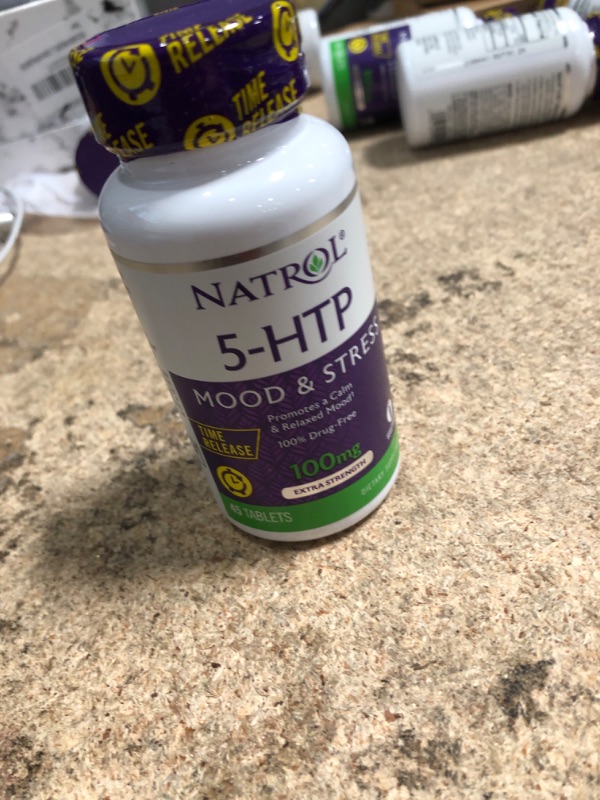 Photo 2 of 5-Htp 100Mg Time Release by Natrol - 45 Tab, 2 Pack