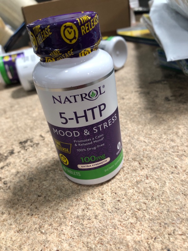 Photo 2 of 5-Htp 100Mg Time Release by Natrol - 45 Tab, 2 Pack