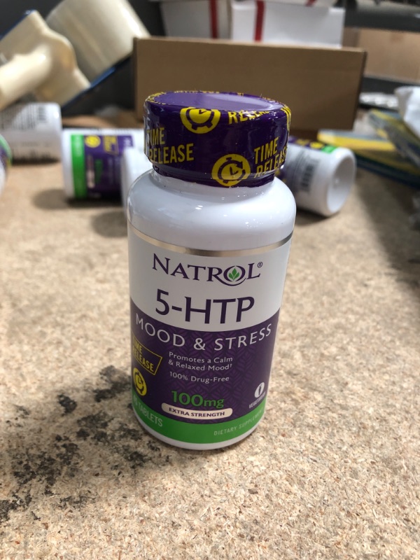 Photo 2 of 5-Htp 100Mg Time Release by Natrol - 45 Tab, 2 Pack