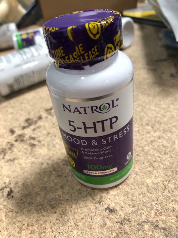 Photo 2 of 5-Htp 100Mg Time Release by Natrol - 45 Tab, 2 Pack