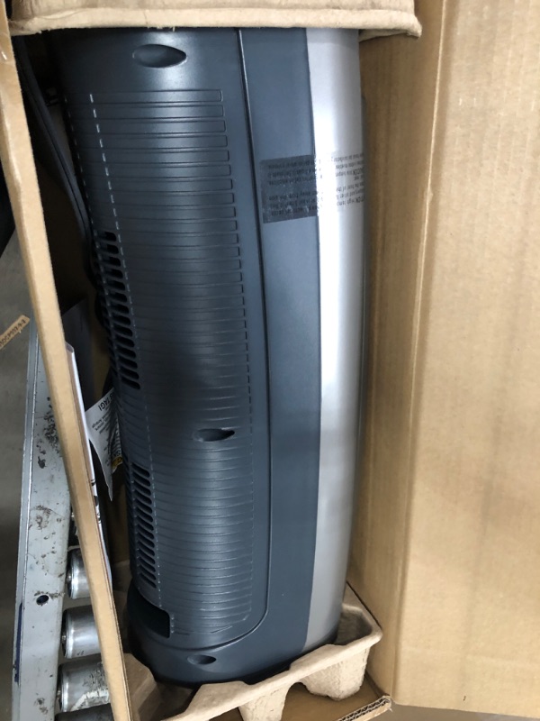 Photo 2 of Lasko 1500W Digital Ceramic Space Heater with Remote, 755320, Silver