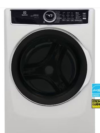 Photo 1 of Electrolux SmartBoost 4.5-cu ft High Efficiency Stackable Steam Cycle Front-Load Washer (White) ENERGY STAR
