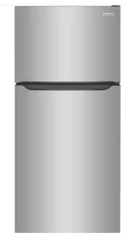 Photo 1 of Frigidaire Garage-Ready 18.3-cu ft Top-Freezer Refrigerator (Fingerprint Resistant Stainless Steel)