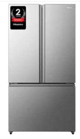 Photo 1 of Hisense 21.2-cu ft Counter-depth French Door Refrigerator with Ice Maker (Fingerprint Resistant Stainless Steel) ENERGY STAR