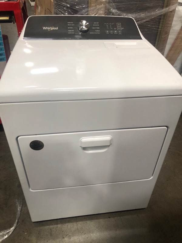 Photo 2 of Whirlpool 7-cu ft Electric Dryer (White)