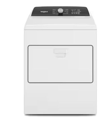 Photo 1 of Whirlpool 7-cu ft Electric Dryer (White)