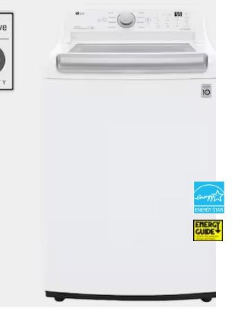 Photo 1 of LG ColdWash 5-cu ft High Efficiency Impeller Top-Load Washer (White) ENERGY STAR