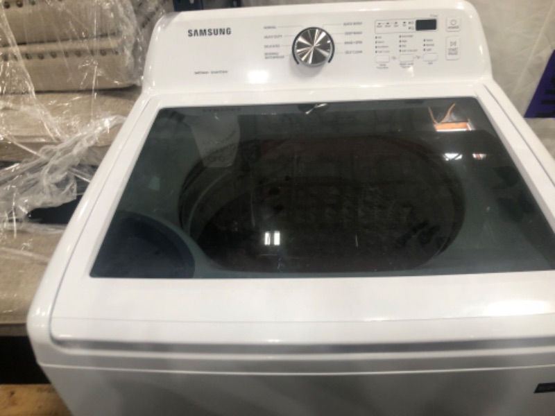 Photo 3 of Samsung 4.5-cu ft Impeller Top-Load Washer (White