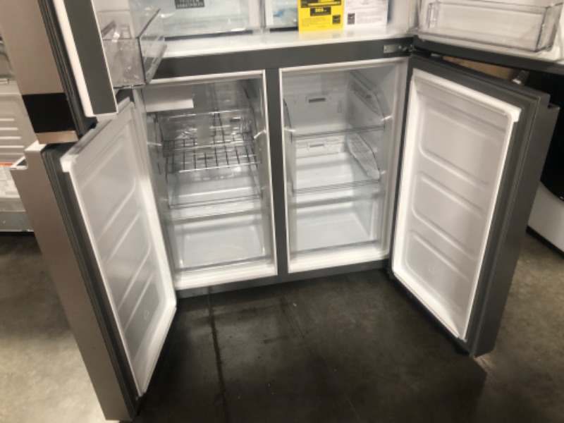Photo 5 of Whirlpool 19.4-cu ft 4-Door Counter-depth French Door Refrigerator with Ice Maker (Fingerprint-resistant Stainless Finish) ENERGY STAR