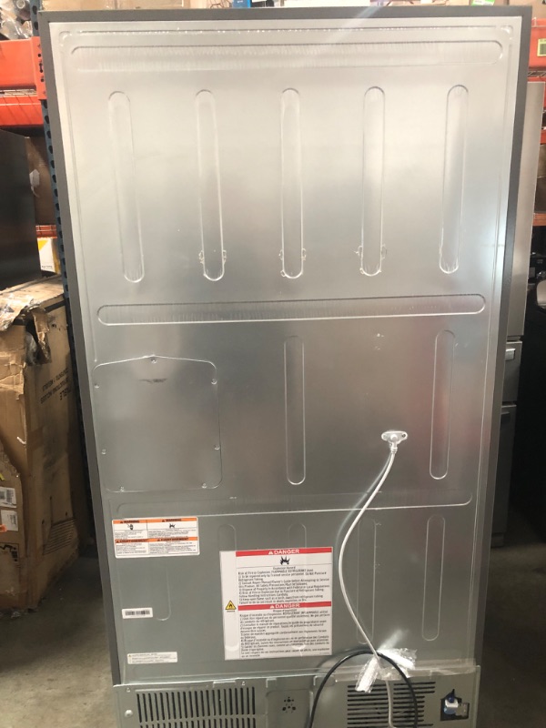 Photo 8 of Whirlpool 19.4-cu ft 4-Door Counter-depth French Door Refrigerator with Ice Maker (Fingerprint-resistant Stainless Finish) ENERGY STAR