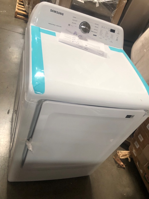 Photo 2 of Samsung 7.2-cu ft Electric Dryer (White)