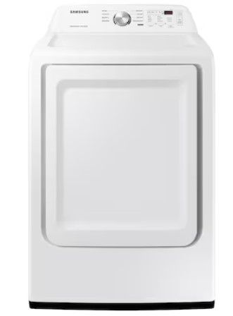 Photo 1 of Samsung 7.2-cu ft Electric Dryer (White)