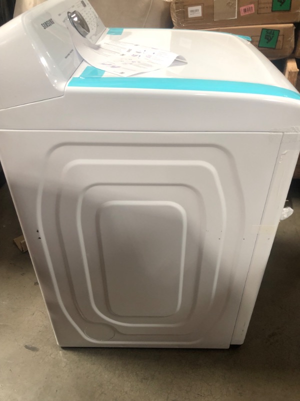 Photo 7 of Samsung 7.2-cu ft Electric Dryer (White)