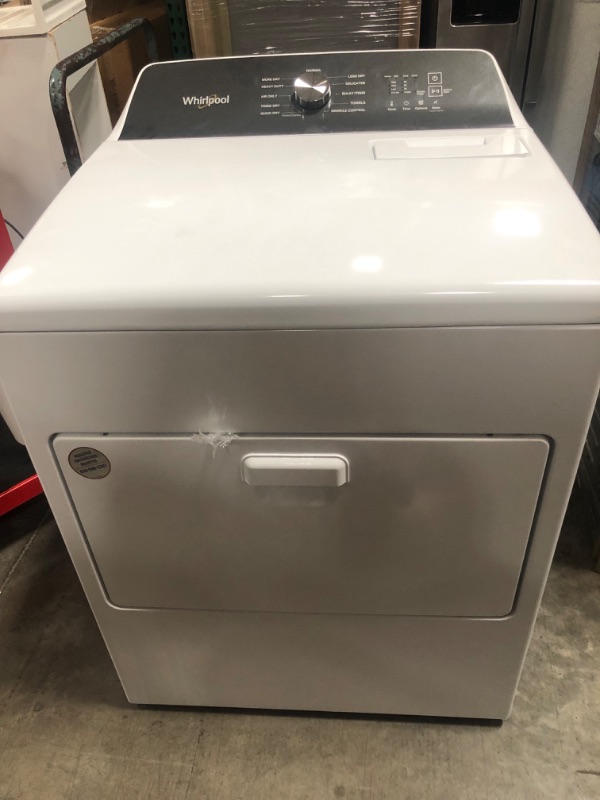 Photo 2 of Whirlpool 7-cu ft Electric Dryer (White)