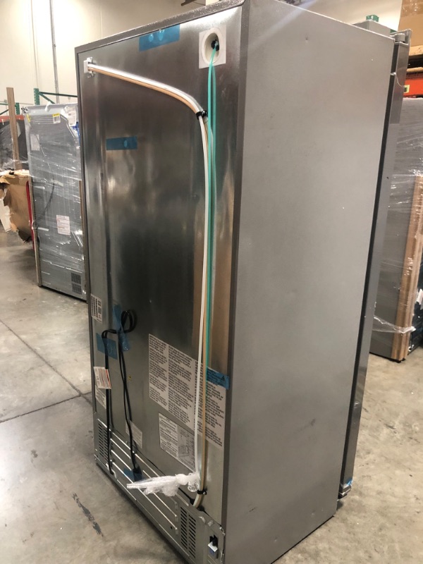 Photo 1 of Frigidaire Gallery 22.3-cu ft Counter-depth Side-by-Side Refrigerator with Ice Maker (Fingerprint Resistant Stainless Steel) ENERGY STAR