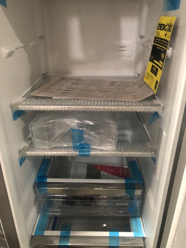 Photo 10 of Frigidaire Gallery 22.3-cu ft Counter-depth Side-by-Side Refrigerator with Ice Maker (Fingerprint Resistant Stainless Steel) ENERGY STAR