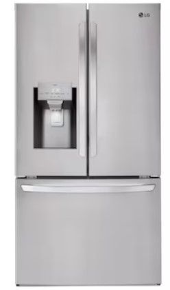 Photo 1 of LG 27.7-cu ft Smart French Door Refrigerator with Ice Maker (Fingerprint Resistant) ENERGY STAR