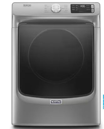 Photo 1 of Maytag 7.3-cu ft Stackable Electric Dryer (Metallic Slate) ENERGY STAR