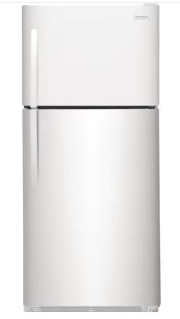 Photo 1 of Frigidaire 20.5-cu ft Top-Freezer Refrigerator (White)