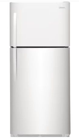 Photo 1 of Frigidaire 20.5-cu ft Top-Freezer Refrigerator (White)