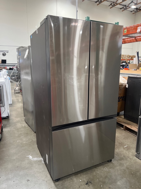 Photo 1 of Samsung Bespoke 30.1-cu ft Smart French Door Refrigerator with Dual Ice Maker 