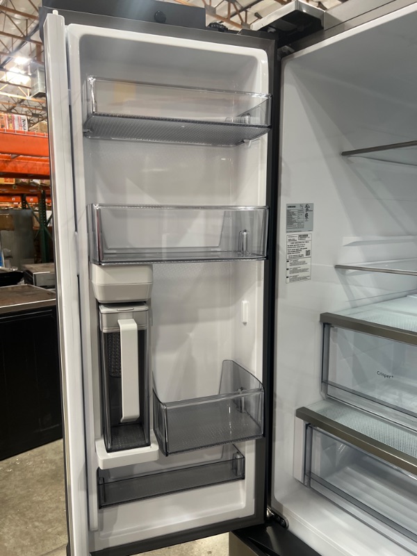 Photo 6 of Samsung Bespoke 30.1-cu ft Smart French Door Refrigerator with Dual Ice Maker 