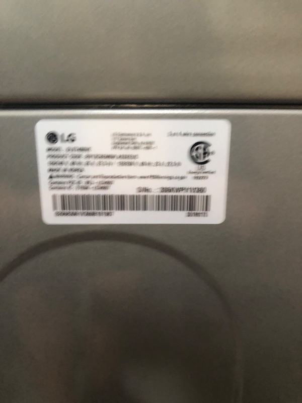 Photo 5 of LG EasyLoad 7.3-cu ft Smart Electric Dryer (Graphite Steel) ENERGY STAR