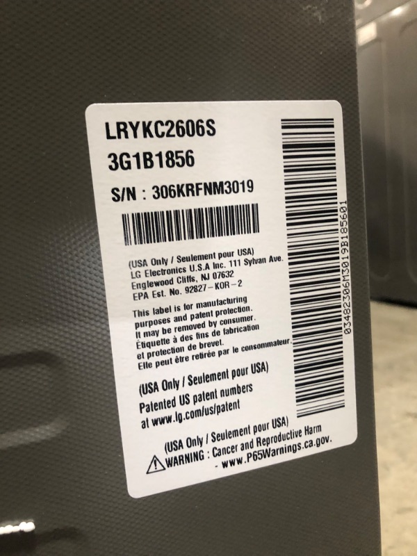 Photo 8 of LG 25.5-cu ft Counter-depth Smart French Door Refrigerator with Dual Ice Maker and Door within Door (Fingerprint Resistant) ENERGY STAR