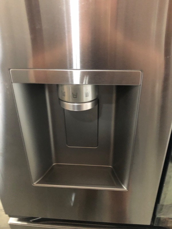 Photo 1 of LG 25.5-cu ft Counter-depth Smart French Door Refrigerator with Dual Ice Maker and Door within Door (Fingerprint Resistant) ENERGY STAR