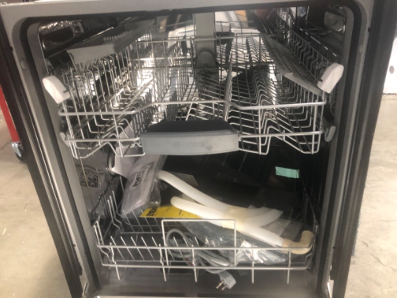 Photo 3 of Bosch 100 Series Front Control 24-in Built-In Dishwasher (Stainless Steel), 50-dBA