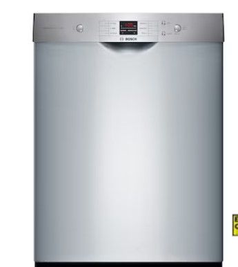 Photo 1 of Bosch 100 Series Front Control 24-in Built-In Dishwasher (Stainless Steel), 50-dBA