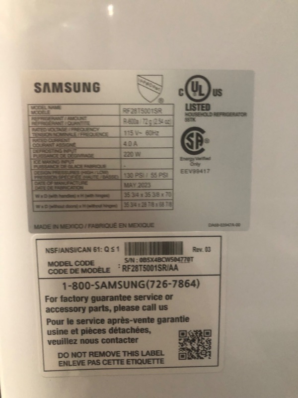 Photo 1 of Samsung 28.2-cu ft French Door Refrigerator with Ice Maker (Fingerprint Resistant Stainless Steel) ENERGY STARs