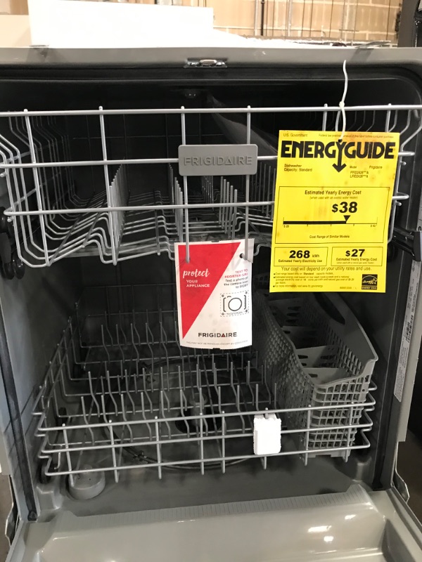 Photo 3 of Frigidaire Top Control 24-in Built-In Dishwasher (Fingerprint Resistant Stainless Steel) ENERGY STAR, 54-dBA