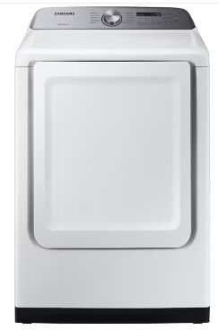 Photo 1 of Samsung 7.4-cu ft Electric Dryer (White)