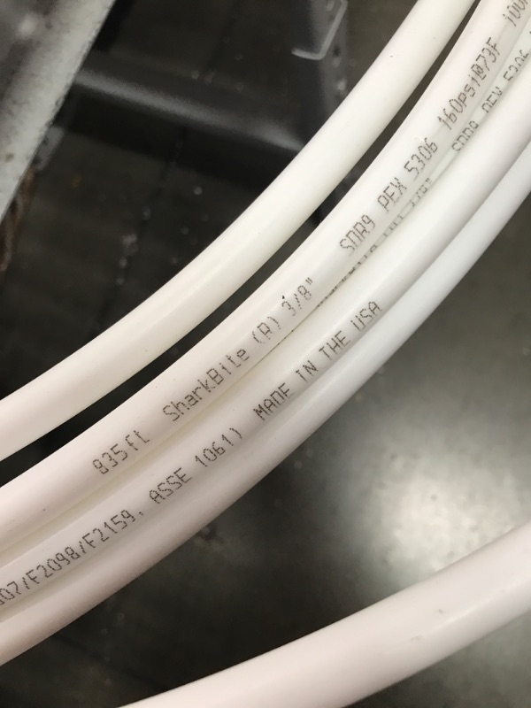 Photo 3 of *READ NOTES*Sharkbite 3/8" x 50' White Polyethylene PEX Coil Tubing
