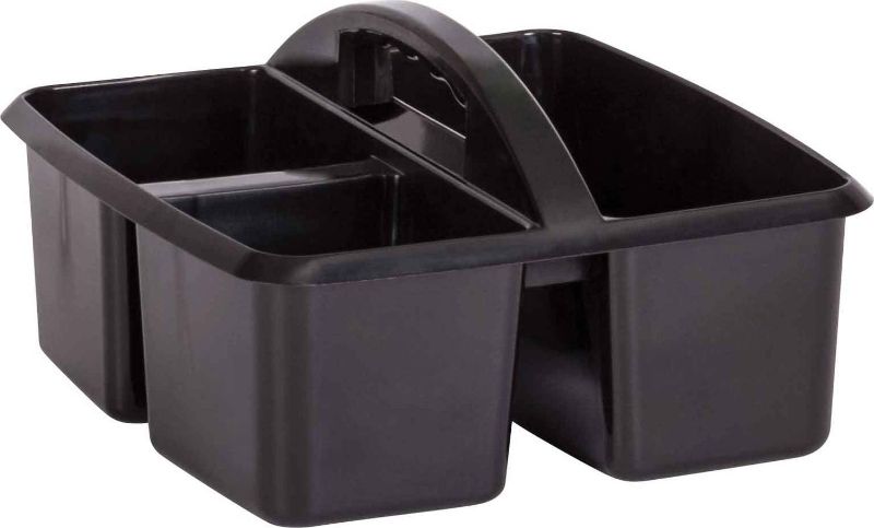 Photo 1 of 2 PACK Teacher Created Resources TCR20902 9.25 X 5.25 in. Black Plastic Storage Caddy
