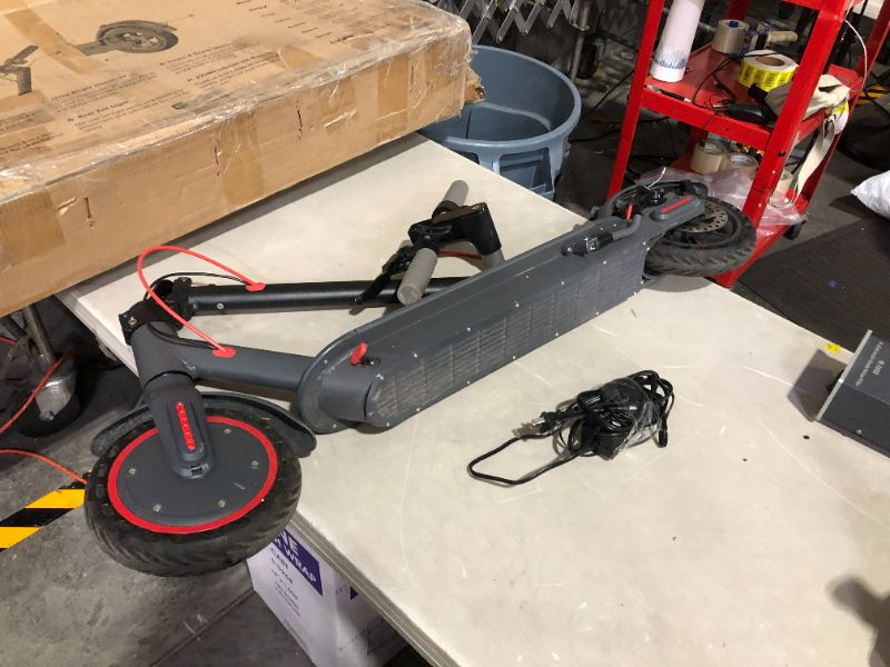 Photo 7 of *UNABLE TO TEST/ WRONG CABLE** Folding Electric Scooter for Adults with Double Braking System - 8.5” Pneumatic Tires - Up to 14.5 Miles & 15 MPH Portable Folding Commuting Electric Scooter…