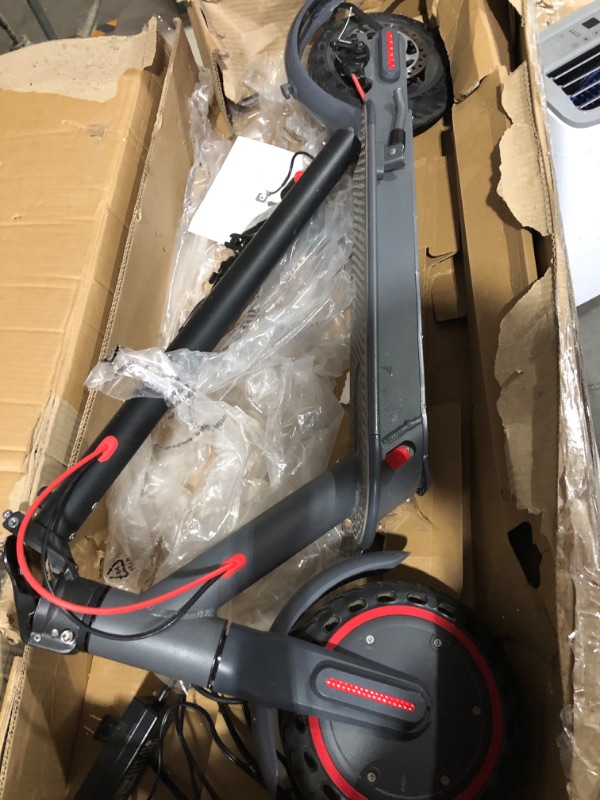 Photo 1 of *UNABLE TO TEST/ WRONG CABLE** Folding Electric Scooter for Adults with Double Braking System - 8.5” Pneumatic Tires - Up to 14.5 Miles & 15 MPH Portable Folding Commuting Electric Scooter…