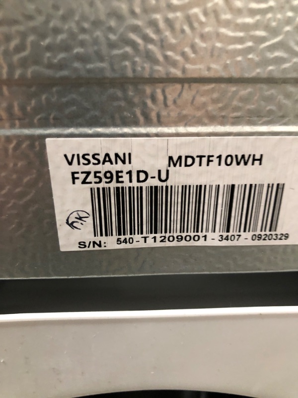 Photo 1 of 10.1 cu. ft. Top Freezer Refrigerator in White
