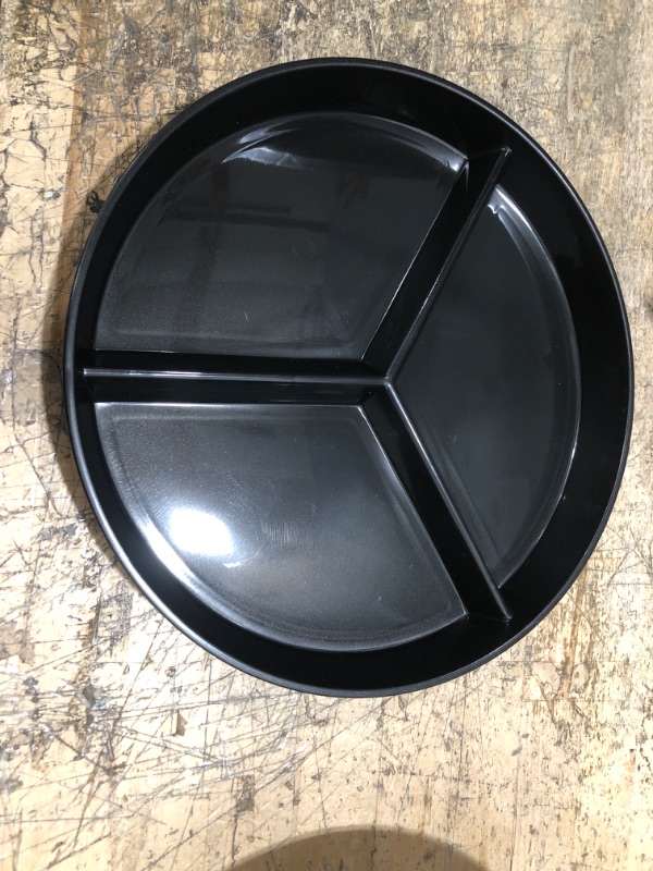 Photo 1 of 23 CM WHEAT DISC 5 PCS BLACK MADE OF WHEAT FIBER 
