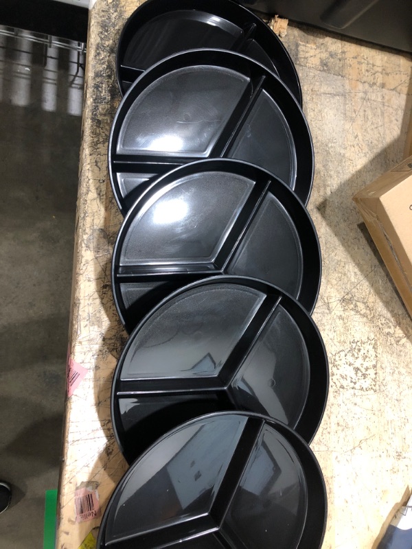 Photo 1 of 23 CM WHEAT DISC 5 PCS BLACK MADE OF WHEAT FIBER 
