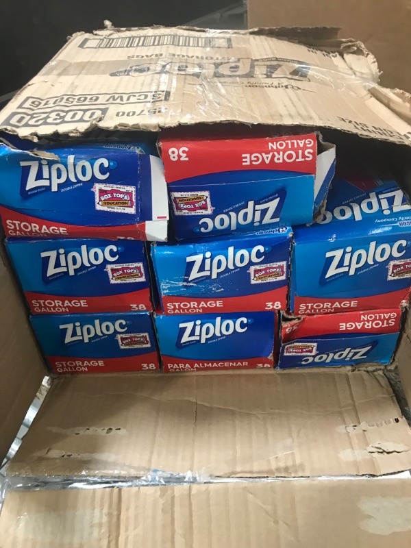 Photo 2 of 8 Ziploc Storage Gallon Bags with Grip &#39;n Seal Technology - 38ct