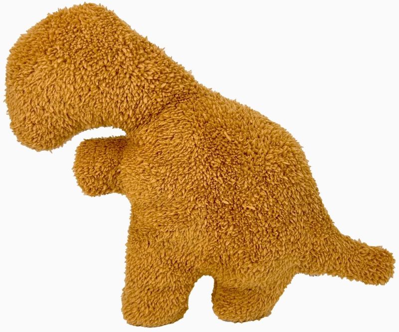 Photo 1 of CHPM New Dino Chicken Nugget Plush,16In Chicken Nugget Pillow Stuffed Toy, Funny Dino Chicken Nuggets Pillow Gifts for Kids Adults (Tyrannosaurus Rex- B)
